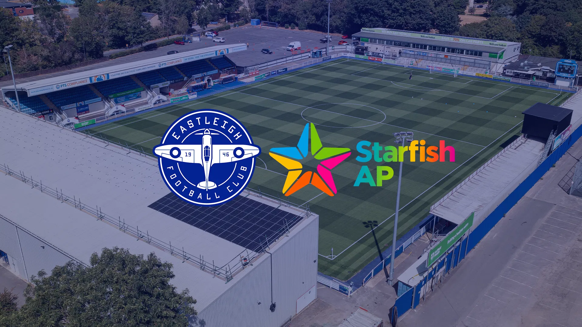 Eastleigh Football Club and Starfish AP partnership at the Silverlake Stadium